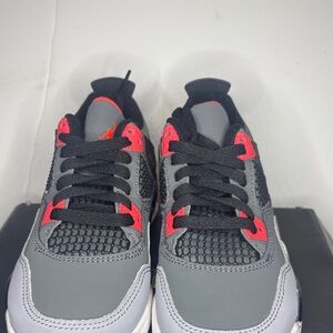 Jordan Kids Black and Red Sneakers